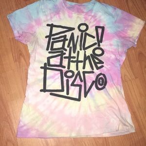 Panic At the Disco tie dye tee